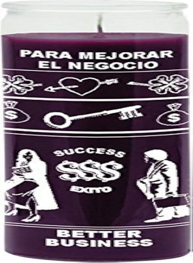 Purple Candle for Business Growth by Indio Products